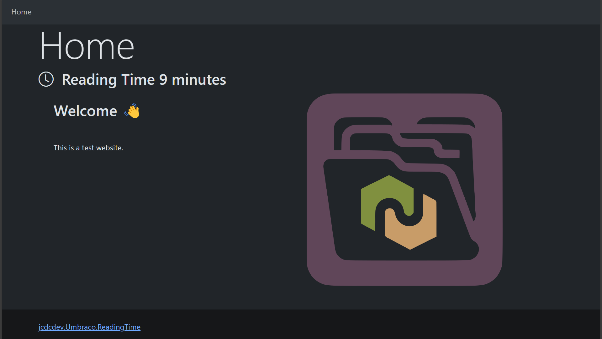 A screenshot of a web page displaying reading time information.