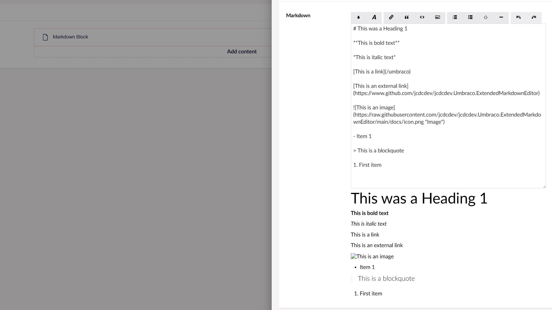 The default editor experience is preserved.